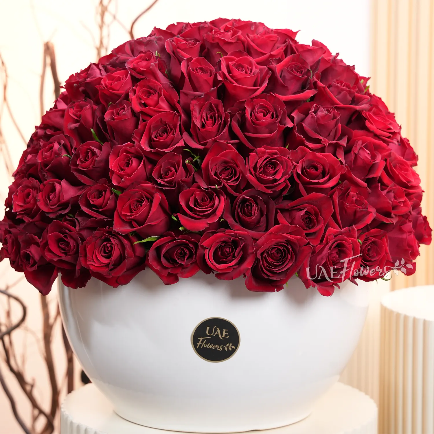 100 red roses