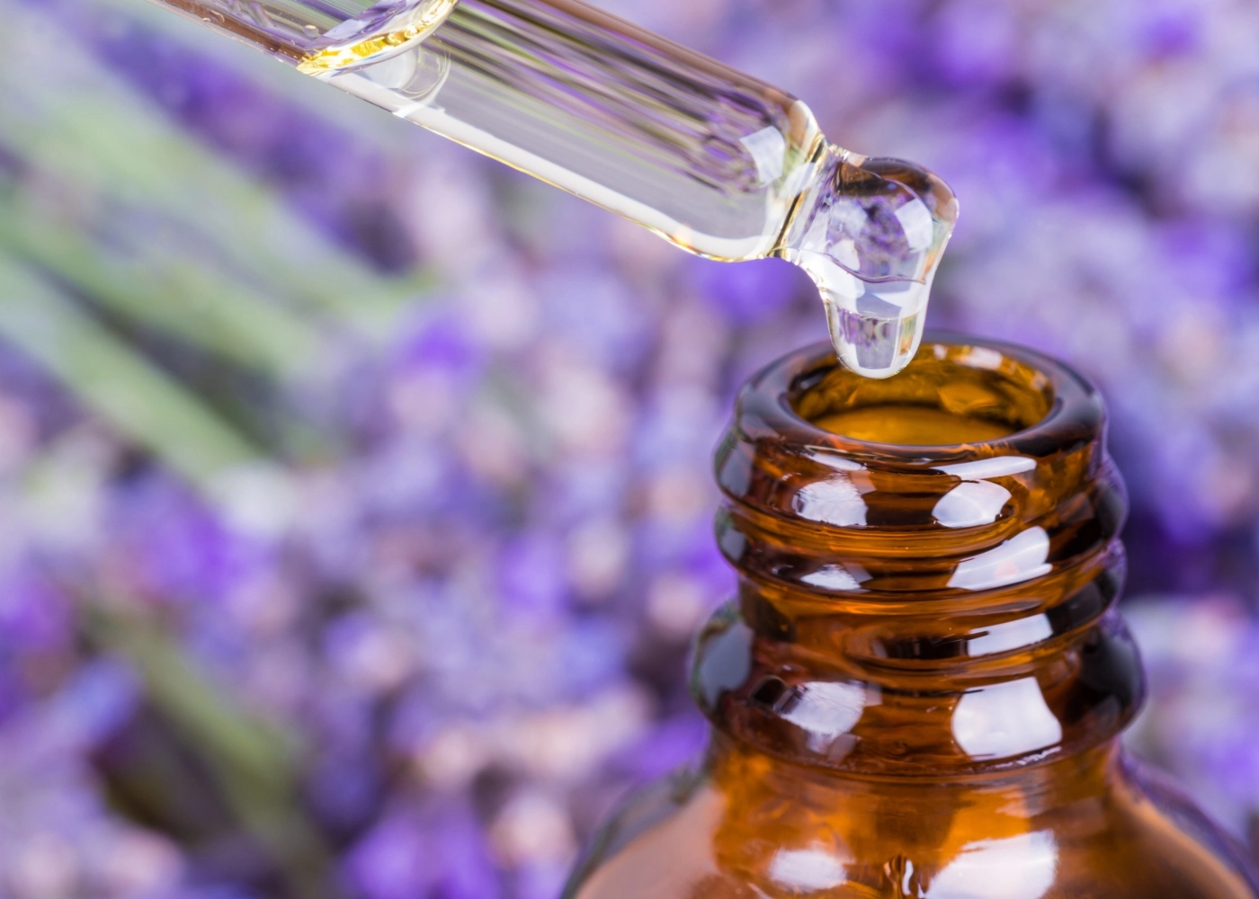 Lavender Oil Close up