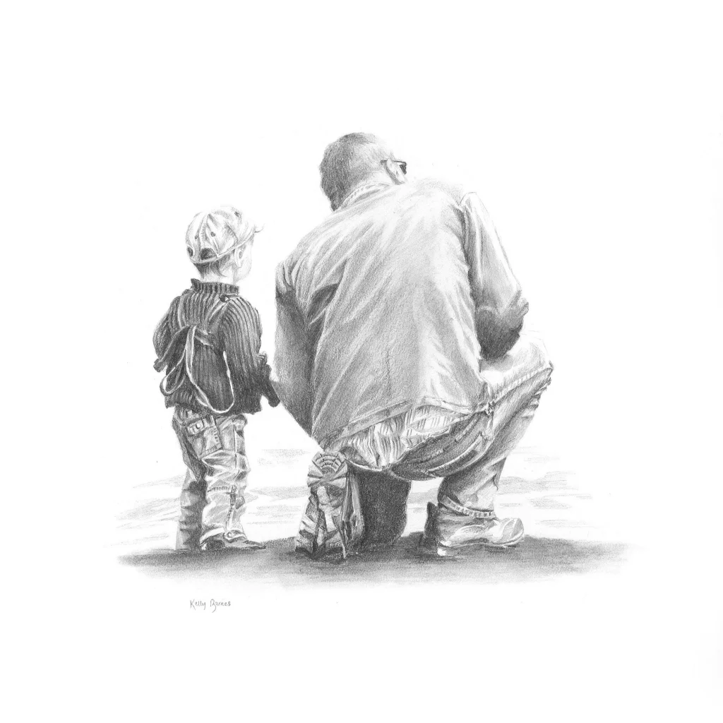 Father's Day DIY Gift - A portrait sketch