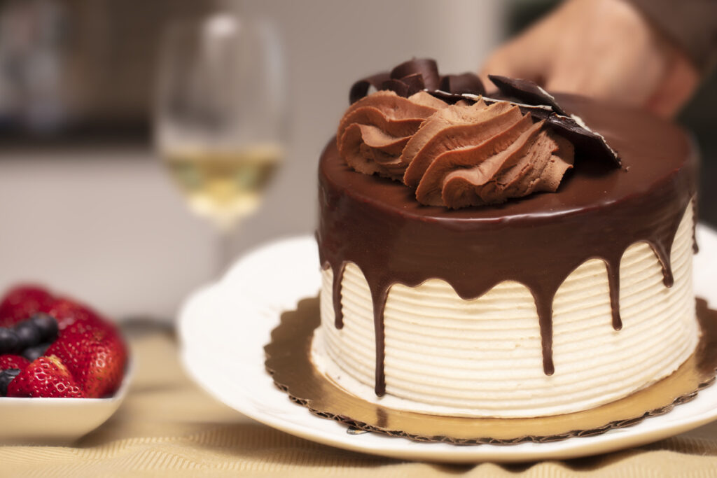 Vanilla Cake with Chocolate Ganache Cream is one of the Tasty Cake Recipes for Your Kid's Birthday